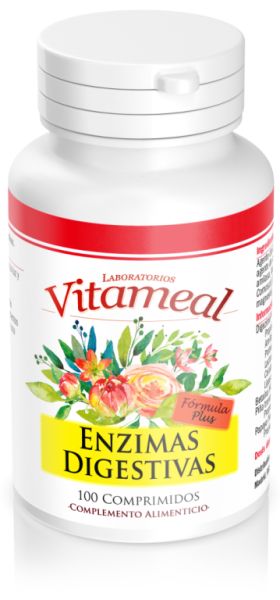 Digestive Enzymes 100 Tablets - VITAMEAL Img 3