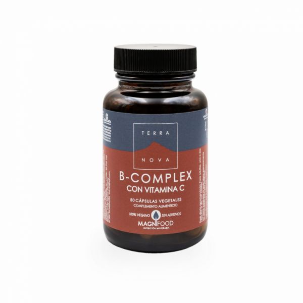 B COMPLEX AMB VITAMINA C 50 Vcaps - TERRANOVA