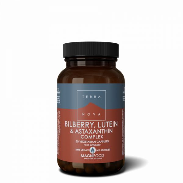 HEILBEERE LUTEIN UND ASTAXANTHIN KOMPLEX 50 Vcaps