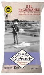 Buy LE PALUDIER DE GUERANDE Guerande Fine Gray Salt 5 Kg From From 32,03€