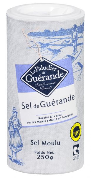 FIJN GRIJS ZOUTPOTJE 250 gr - LE PALUDIER DE GUERANDE