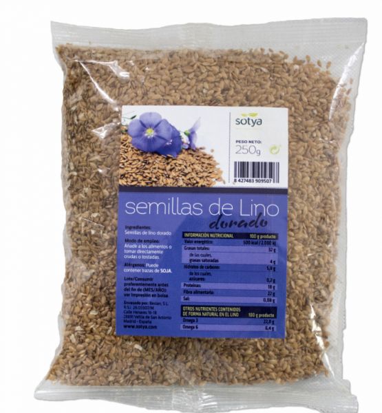 GRAINES DE LIN 250 gr - SOTYA