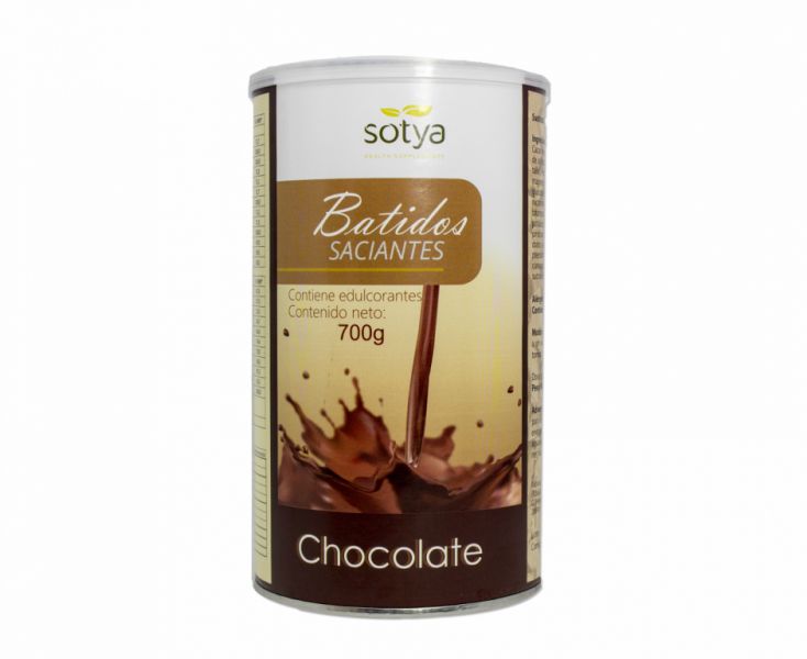 BATIDO SACIANTE CHOCOLATE 700 GRAMOS - SOTYA