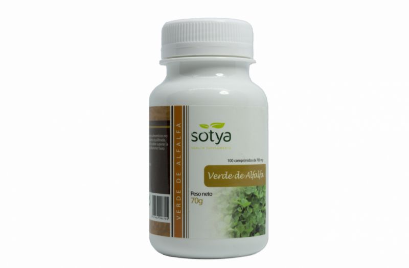 ALFALFA GREEN 700 mg 100 Komp - SOTYA