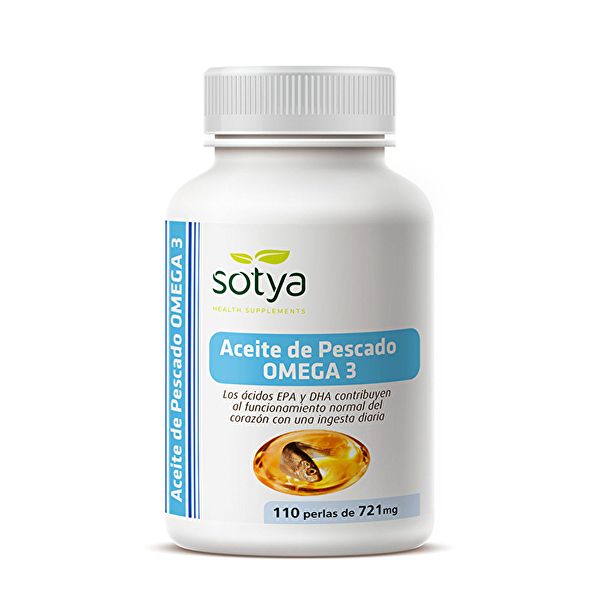 Aceite Pescado Omega 3 721 mg 110 Perlas - SOTYA