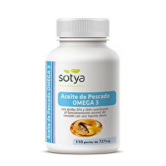 Comprar SOTYA Aceite Pescado Omega 3 721 mg 110 Perlas Por 10,59€