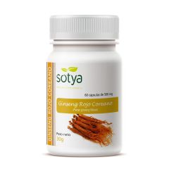 Acheter SOTYA GINSENG ROUGE CORÉEN 60 Capsules Par 8,48€