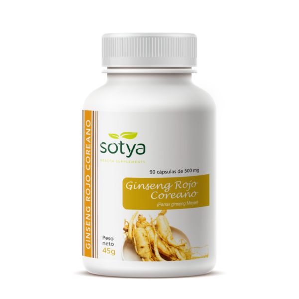 GINSENG ROUGE CORÉEN 90 Capsules - SOTYA