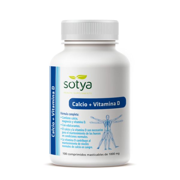 CALCIUM + D 3 100 KAUWTABLETTEN - SOTYA