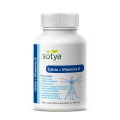 Acheter SOTYA CALCIUM + D 3 100 COMPRIMÉS À CROQUER Par 5,20€