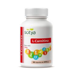 Comprar SOTYA L CARNITINA 600 mg 90 Caps Por 8,30€