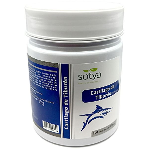 Cartilage de Requin 870 MG 300 Capsules - SOTYA Img 4