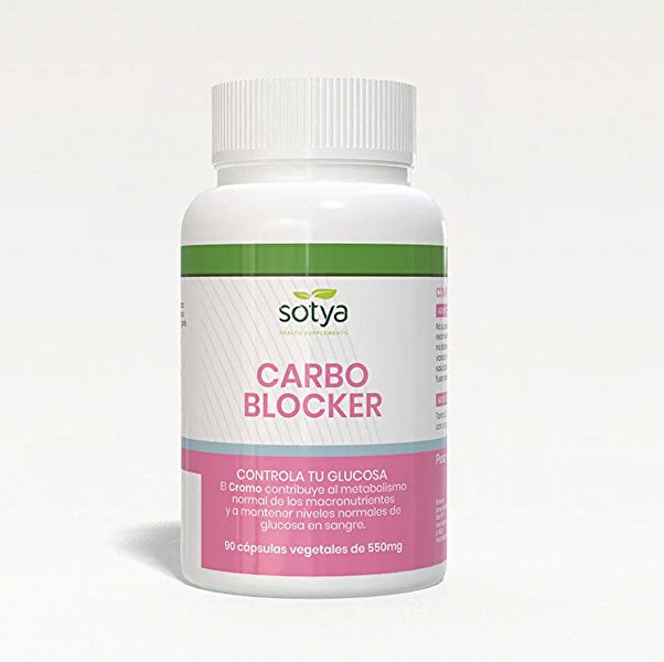 Carbo Blocker 90 gélules 550 mg. Contrôle du glucose