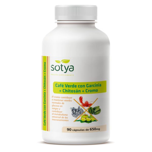 GROENE KOFFIE + GARCINIA 650MG 90 CAPS. - SOTYA