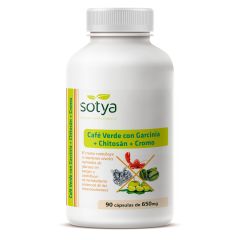 Buy SOTYA GREEN COFFEE + GARCINIA 650MG 90CAPS. By 12,60€