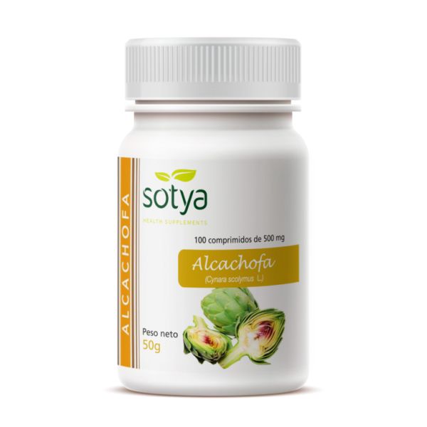 ALCACHOFRA 100 COMP 500 mg - SOTYA