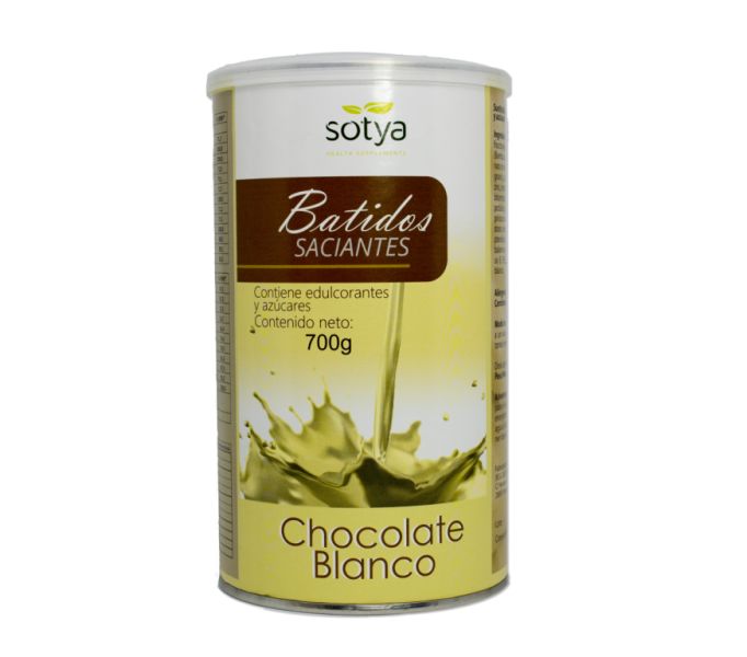 BATIDO SACIANTE CHOCOLATE BLANCO 700 GRAMOS