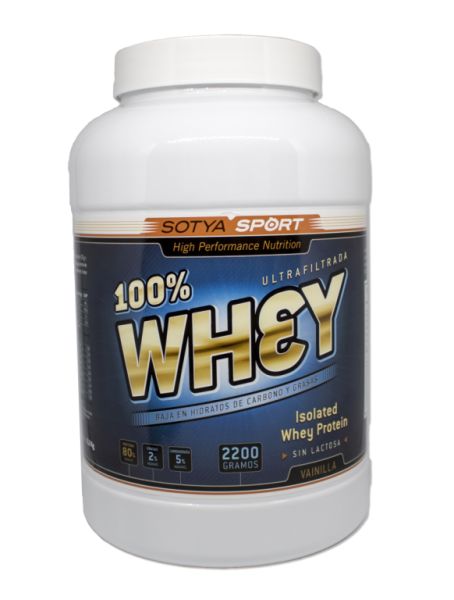 100% WHEY BAUNILHA 2,2 kg. - SOTYA