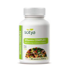 Comprar SOTYA COMPLEXO VITAMINICO 820 mg. caps. 60U Por 11,25€