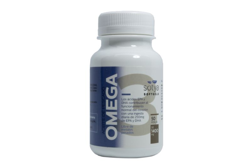 ACEITE PESCADO OMEGA 3 1400 mg. 50 Perlas - SOTYA