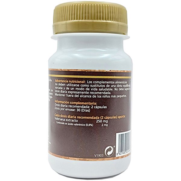 Valériane 600 mg. 60 capsules. Induisez et améliorez votre sommeil Img 4