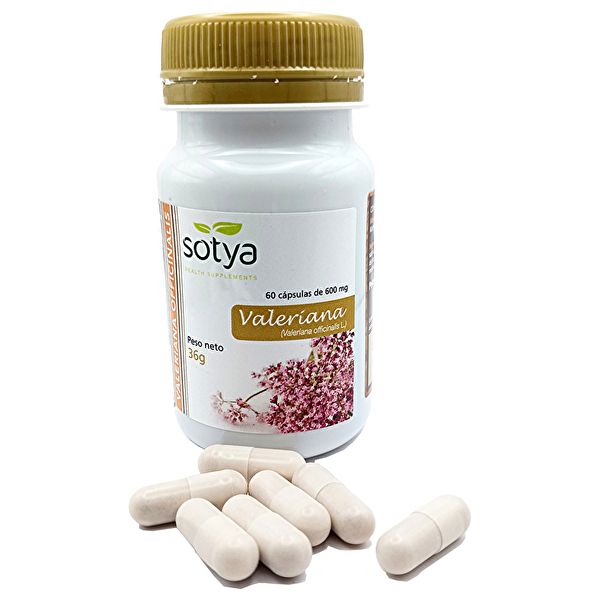 Valerian 600 mg. 60 Caps. Induce and Improve your Sleep