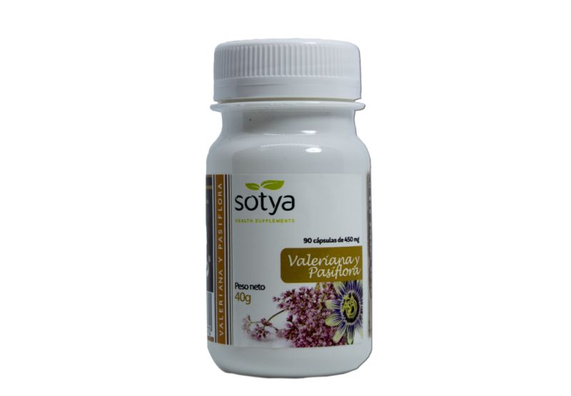 VALERIAN EN PASSIEBLOEM 450 mg. Chaps. 90U - SOTYA