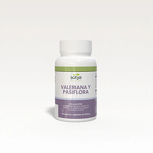 Valeriana och passionsblomma 450 mg. Kap. 90U