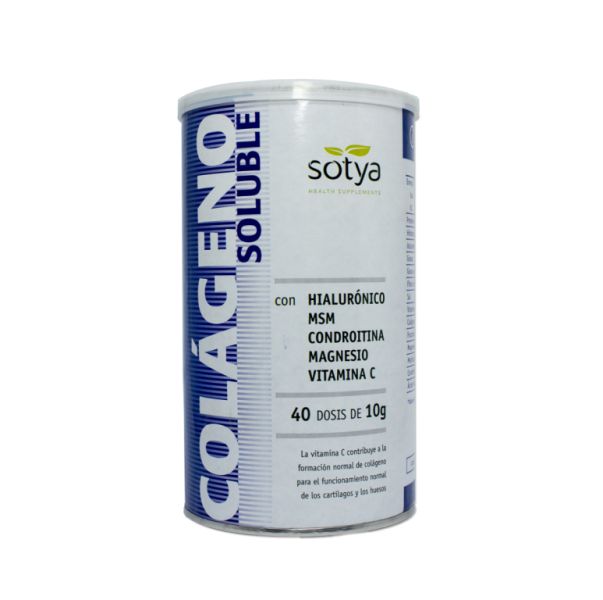 COLÁGENO+HIALURÔNICO A.+MSM 400G FRASCO - SOTYA