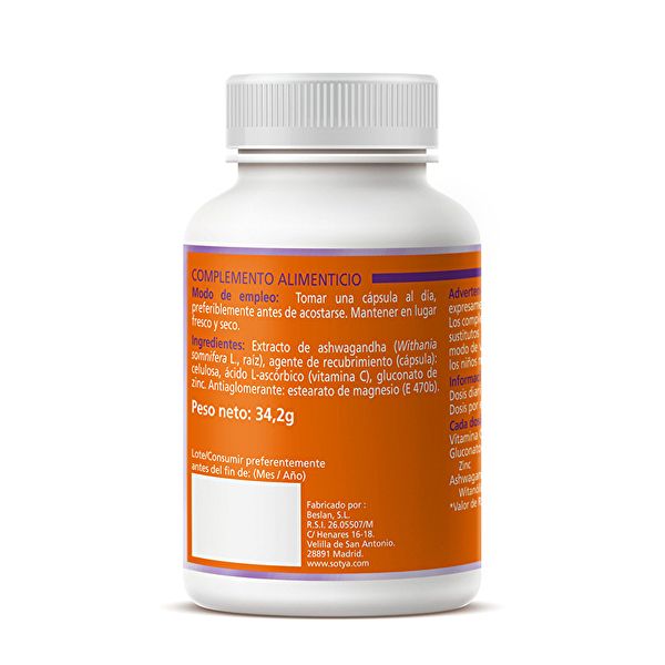 Ashwagandha 60 capsule - SOTYA Img 6