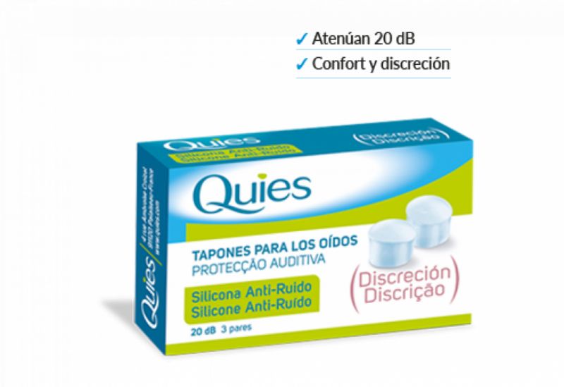 QUIES SIL ANTI-GELUIDSPLUG 6 stuks - QUIES