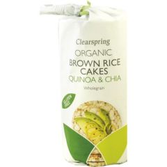 Buy CLEARSPRING Quinoa and Chia Brown Rice Cakes 120 g By 2,21€