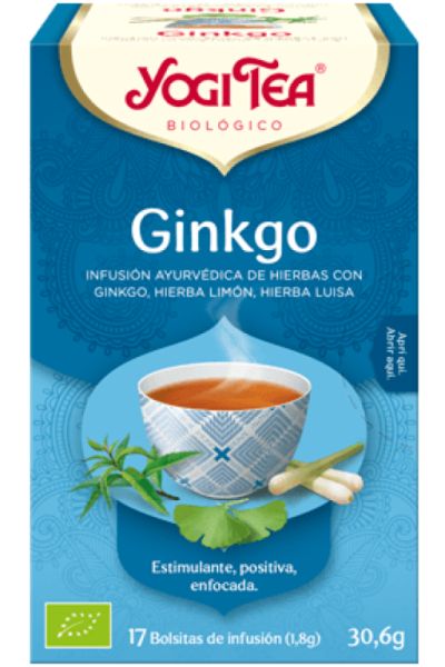 Chá Yogi Ginkgo 17 saquetas - YOGI TEA