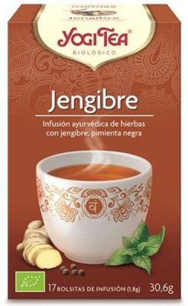 Chá Yogi Gengibre 17 Saquinhos - YOGI TEA