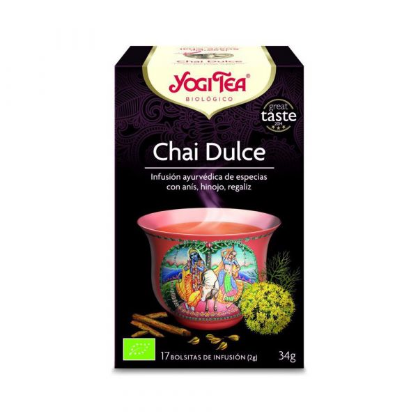 Chá Yogi Chai Doce 17 Saquinhos - YOGI TEA