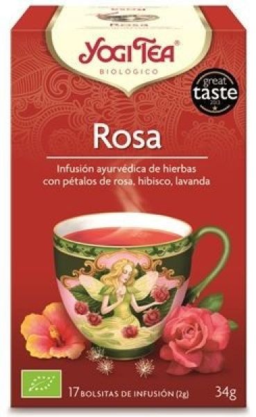 Chá Yogi Rosa 17 Saquinhos - YOGI TEA