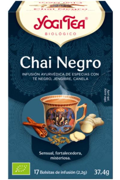 Chá Yogi Black Chai 17 saquetas - YOGI TEA