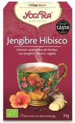 Comprar YOGI TEA Yogi chá gengibre hibisco 17 saquinhos Por 4,10€