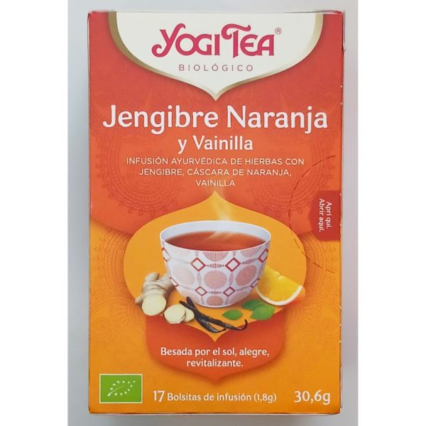 Yogi Gember Vanille Oranje 17 Zakjes - YOGI TEA