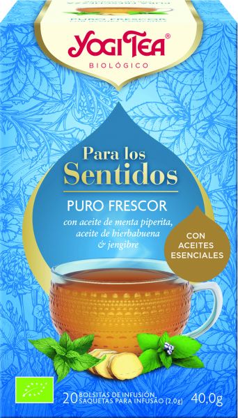 CHÁ YOGI PARA OS SENTIDOS PURO FRESCOR 17 Filtros