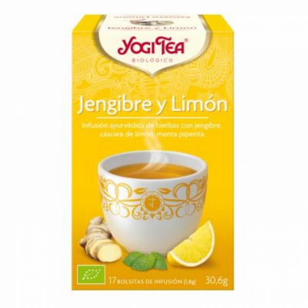 Yogi te ingefära och citron 17 påsar - YOGI TEA