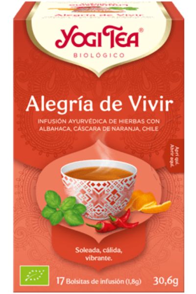 Yogi Tea Alegria de Viure Reconfortable 17 Bossetes