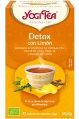 Comprar YOGI TEA Chá Yogi Detox com Limão 17 Sachês Por 4,10€