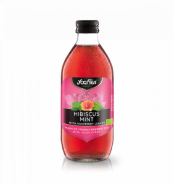 Chá Yogi Hibisco e Infusão de Hortelã 330 ml