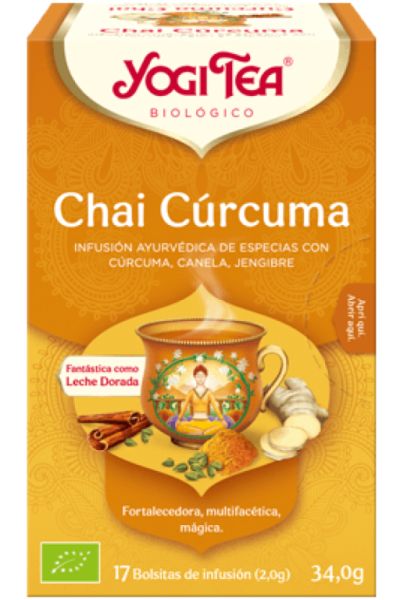 CHÁ YOGI CURCUMA CHAI BIO 90 gr - YOGI TEA