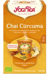 Comprar YOGI TEA CHÁ YOGI CURCUMA CHAI BIO 90 gr Por 5,02€