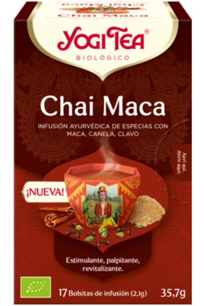 Maca Chai organic 17 Bags - YOGI TEA