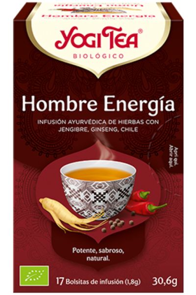 Yogi Tea Hombre Energía 17 Bolsitas - YOGI TEA