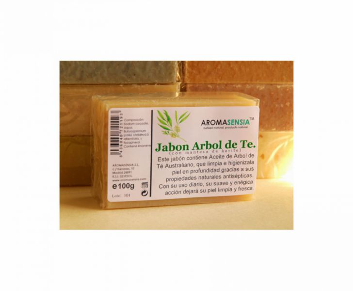 Jabón árbol de té con manteca de karité 100 gr