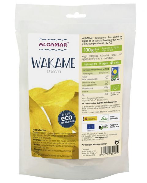 Aile Wakame 50 grammes - ALGAMAR